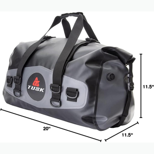Échantillon gratuit Sac de voyage à fermeture éclair pliable 30L 40L Sac de sport en bâche imperméable Sac de sport sec Voyage - Product Image 1