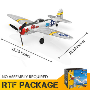 DREA Volantex - Avión de Espuma EPP a Escala 1/16 del P-<span class=keywords><strong>47</strong></span> Thunderbolt de la Segunda Guerra Mundial, Fácil de Volar, Duradero, 4 Canales, 2.4 GHz, Avión <span class=keywords><strong>RC</strong></span> para Principiantes - Product Image 6