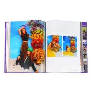 China premium supplier full color free design hardcover photo book printing services