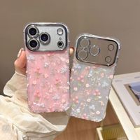 Coque tendance motif tulipe pour iPhone 17 Pro Max, compatible iPhone 15, 13, 12, 14, protection intégrale pour filles