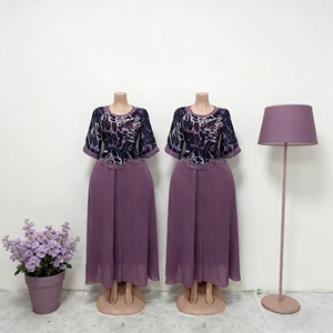 Nuovo Design 2026: Abito Estivo Elegante Dashiki Africano in Chiffon con Strass Termoadesivi, Taglie Forti, Ultima Moda per Signore - Product Image 6