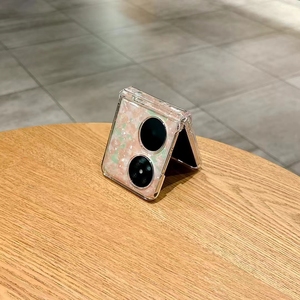 Venta caliente Glitter Pearly-Lustre Translucent Shell Pattern Funda para teléfono celular para <span class=keywords><strong>Huawei</strong></span> <span class=keywords><strong>P50</strong></span> P60 <span class=keywords><strong>Pocket</strong></span> 2 Case - Product Image 6