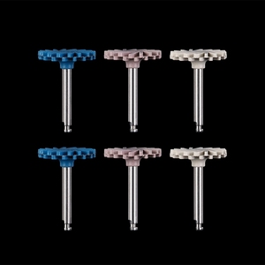 Kit disco di lucidatura in resina composita dentale più venduto a spirale con spazzola flessibile frese <span class=keywords><strong>Diamond</strong></span> System <span class=keywords><strong>RA</strong></span> disco 14mm ruota 6 pz/set - Product Image 5