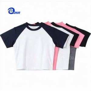 Camiseta <span class=keywords><strong>de</strong></span> manga raglán personalizada con logotipo DTG, conjunto <span class=keywords><strong>de</strong></span> <span class=keywords><strong>mujer</strong></span>, Camiseta básica <span class=keywords><strong>de</strong></span> bloque <span class=keywords><strong>de</strong></span> Color, Camiseta <span class=keywords><strong>de</strong></span> algodón 2025, camiseta <span class=keywords><strong>de</strong></span> manga corta a la moda para <span class=keywords><strong>mujer</strong></span> - Product Image 3