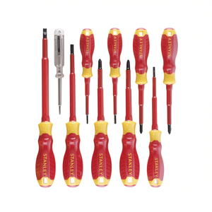 Stanley <b>Screwdriver</b> <b>Set</b> 10 Pc Vde Insulated With Tester - Product Image 2