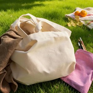 Sac fourre-tout en toile vert vintage bohème pour femme, grand sac à bandoulière décontracté, fermeture ouverte, doublure en polyester, couleur unie, avec poche - Product Image 4