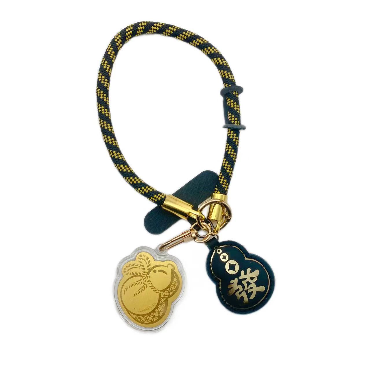 Gourd and gold ingot pendant