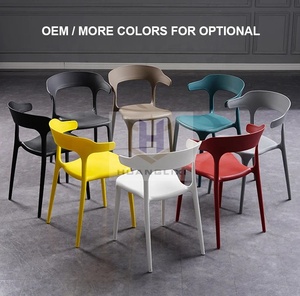 Fabricants de meubles de salle <span class=keywords><strong>à</strong></span> manger bon marché, chaises empilables en plastique blanc pour la maison Pp Cafe Restaurant - Product Image 4