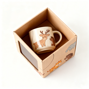 Vente en gros de jolies tasses à eau en verre et en céramique pour la maison, résistantes aux chocs, emballées et expédiées dans des boîtes en carton ondulé épaissi - Product Image 4