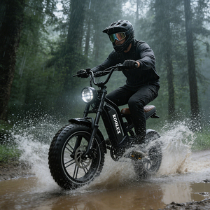 쿨룩스 X9 미니 전기 자전거 (어린이용) 16인치 광폭 타이어 리튬 배터리 500W 시티/산악/오프로드 전기자전거 - Product Image 4