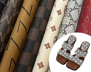 Cuero de PVC Directo de Fábrica, Estampado de Flores Antiguas, Cuadros, para Maletas, Cajas de Vino, Embalaje, Carteras, Tapicería de Tela, Bolsos - Product Image 1