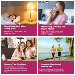 Venta al por mayor de fábrica Ashwagandha Gummies Equilibra tus emociones con vitamina <span class=keywords><strong>D</strong></span> Ashwagandha Root Extract Candy Gummies - Product Image 6