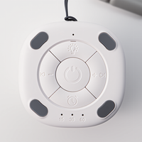 Machine à bruit blanc pour le sommeil, portable, mini, rechargeable, avec LED RGB, pour poussette Crab et utilisation extérieure