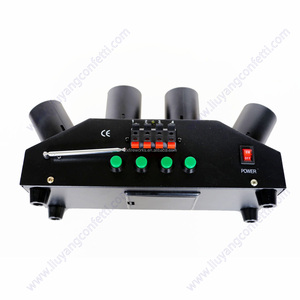 Sistema de disparo de fuegos artificiales portátil con control remoto de 4 disparos en forma de abanico, máquina pirotécnica de metal para escenario - Product Image 5