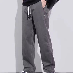 Pantalon cargo pour homme, taille plus, jambe droite, pantalon en coton pour homme, jambe droite, W54, taxe américaine incluse - Product Image 3