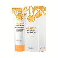 Gel exfoliant et blanchissant pour le corps à l'aloe vera bio POUQUR, soin anti-acné, nettoyant visage OEM POUQUR