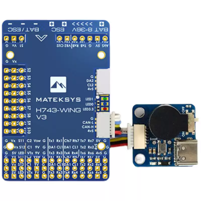 High Quality MATEK H743-WING V3 Flight Controller with Dual Camera Input for FPV Racing Drones