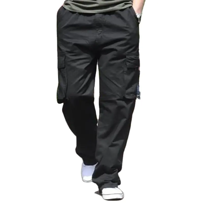 2024 Sommer Taschenarbeit Frachthose Herren lockere Streetwear Hose für Herren