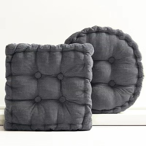 Cojines de lona de algodón para ventana de Bahía de estilo japonés de alta calidad, cojines lumbares para asiento de meditación yóguica Circular gruesa - Product Image 1