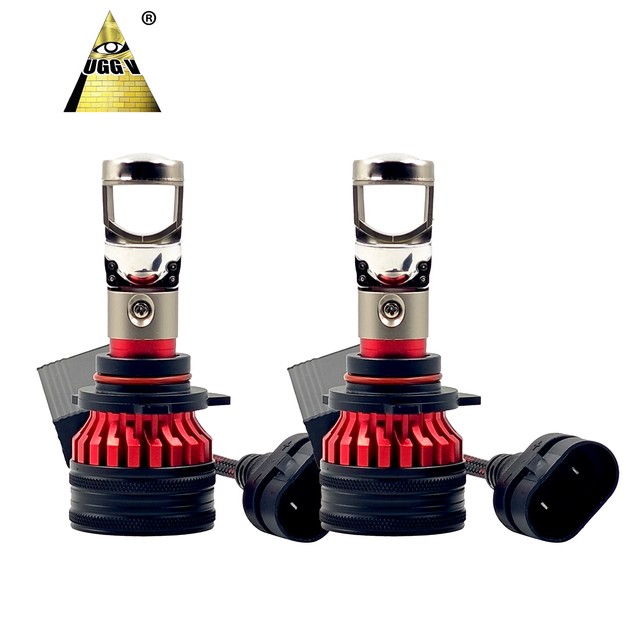 50W H11 LED Headlamp Bulbs 6000K Cool White High Brightness Auto Headlights and Fog Lamps 12V/24V