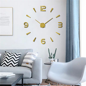 2023 nouveau 3D horloge murale miroir Stickers muraux mode salon montre à Quartz bricolage décoration <span class=keywords><strong>de</strong></span> la maison horloges autocollant Reloj <span class=keywords><strong>De</strong></span> Pared - Product Image 2