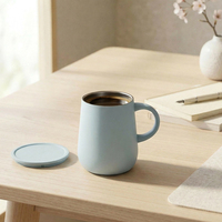 Tasses à café isothermes en acier inoxydable écologiques personnalisées Everich, bouteille d'eau colorée nordique, tasse à café réutilisable à double paroi