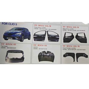 Parti metalliche di ricambio porta Auto anteriore sinistra adatta per Re-nault Clio 5 Oem # 801016156R - Product Image 6