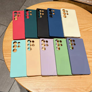 Coques de Protection en Caoutchouc TPU Silicone en Stock pour Smartphone Samsung S25 S24, Étui Mobile en Silicone pour Samsung S24 Ultra - Product Image 1