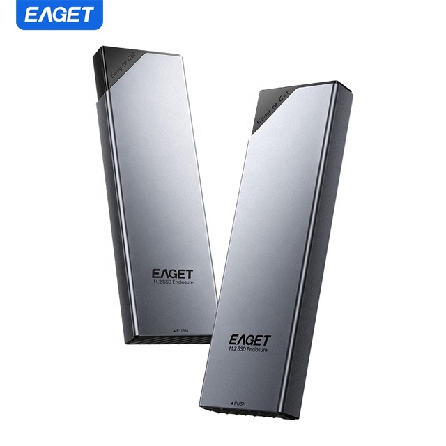 EAGET SE630N Aluminum M.2 Nvme PCIe Enclosure SSD Case Type C up to 8TB 10Gbps Hard Disk Case Hard Drive Enclosure