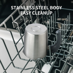 <span class=keywords><strong>Mousseur</strong></span> <span class=keywords><strong>à</strong></span> <span class=keywords><strong>lait</strong></span> détachable 17oz vapeur de <span class=keywords><strong>lait</strong></span> <span class=keywords><strong>électrique</strong></span> en acier inoxydable mousse chaude/froide automatique et fabricant de chocolat chaud - Product Image 5