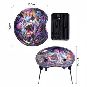 Khay màu đen thiết lập hút đa chức năng đứng lên cán khay với cuộn hình nón điền chức năng - Product Image 2