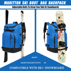 Échantillon gratuit 2025 Sac à chaussures de ski très vendu Sac à dos de voyage pour chaussures de ski pour les accessoires de ski, casque et snowboard - Product Image 3