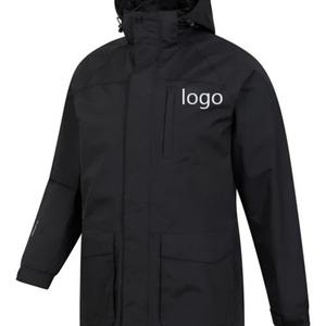 Chaquetas Funcionales Impermeables y Resistentes al Viento de Nailon con Logotipo Personalizado del Fabricante para Hombre - Product Image 5