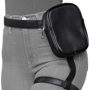 Sacs <span class=keywords><strong>de</strong></span> <span class=keywords><strong>jambe</strong></span> et <span class=keywords><strong>de</strong></span> taille en <span class=keywords><strong>cuir</strong></span> PU imperméable, portables et durables avec fermeture éclair pour femmes, activités <span class=keywords><strong>de</strong></span> plein air, <span class=keywords><strong>moto</strong></span>, sport cool - Product Image 1