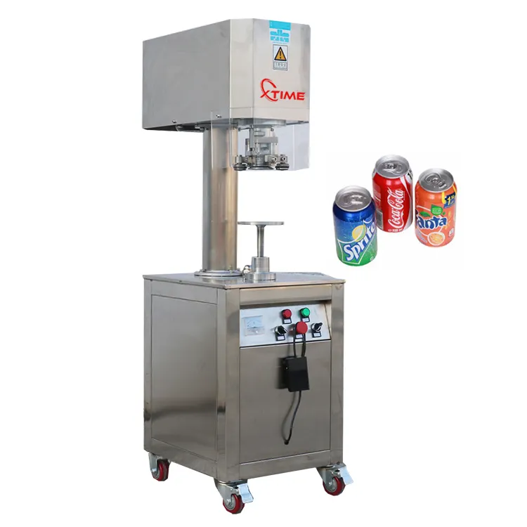 2024 plus nouvelle machine semi-automatique de scellage de machine de scellage de nourriture pour la machine d'emballage en aluminium de canette
