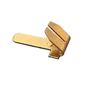 Custom Battery Contact Brass Leaf Spring Clip