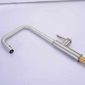 Hemans Kitchen Faucet Single Handle <b>Deck</b> Mounted Rotatable Pull Out Spray Ceramic Valve Core - Product Image 2