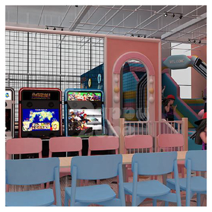 Aire de <span class=keywords><strong>jeux</strong></span> intérieure personnalisée en pastel, centre de divertissement familial, espace de <span class=keywords><strong>jeux</strong></span> commercial pour enfants avec <span class=keywords><strong>jeux</strong></span> <span class=keywords><strong>d</strong></span>'arcade et sièges pour parents - Product Image 6