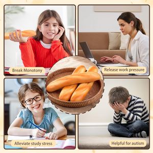 ของเล่นขนมปังบาแกตต์แบบนิ่ม 3 ชิ้น ยี่ห้อ Anboor ของเล่นจำลองอาหาร ช่วยเสริมสร้างจินตนาการ - Product Image 6