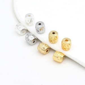 Collier/poignetière à perles en forme de patte de chat en cuivre plaqué or 18 carats/accessoire vestimentaire D139 - Product Image 1