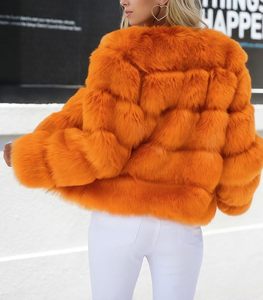 <span class=keywords><strong>Veste</strong></span> courte matelassée chaude et moelleuse pour <span class=keywords><strong>femme</strong></span> Loveimgs, sans col, en fausse fourrure, style <span class=keywords><strong>Teddy</strong></span> <span class=keywords><strong>Bear</strong></span>, pour l'hiver - Product Image 4