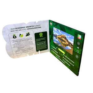 Aspecto agradable 2,4 pulgadas 3 pulgadas 4 pulgadas Video Folleto 7 pulgadas Tarjeta de regalo de felicitación Reproductor de video Caja con boda - Product Image 2