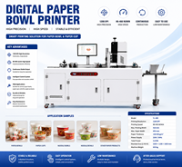 Nueva Máquina de Impresión UV Industrial Continua para Envases de Papel, 1200 DPI, Alta Velocidad, Pantalla Táctil Automática, Etiquetadora para Envases de Alimentos