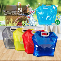 Sachet Doypack personnalisé de qualité alimentaire 5L 10L, pour liquides, avec poignée, portable pour l'extérieur, pour le stockage d'eau