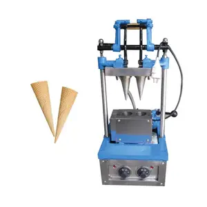 Thương mại tự động cán Ice Cream Waffle Cone Biscuit Maker Máy nướng đường Ice Cream Cone máy để bán