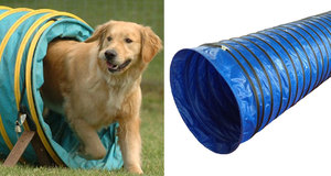 Tunnel flexible d'agilité de PVC d'équipement de formation d'animal familier extérieur imperméable pour des tubes en plastique de jouets de formation de chien - Product Image 2