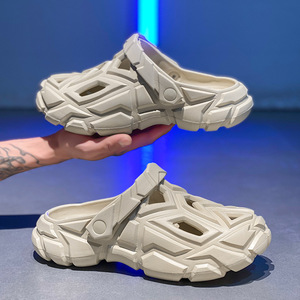 รองเท้าแตะแบบสวมสำหรับผู้ชาย พื้นรองเท้า EVA น้ำหนักเบา รองรับอุ้งเท้า ระบายอากาศได้ดี กันน้ำ หัวเหล็ก - Product Image 1