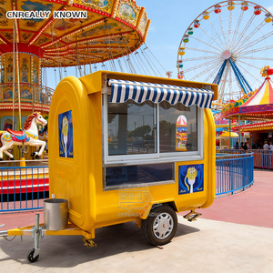 OEM Street Hot Dog Churros Van Coffee Cart Sweet Corn Food Truck With Steamers - Product Image 6