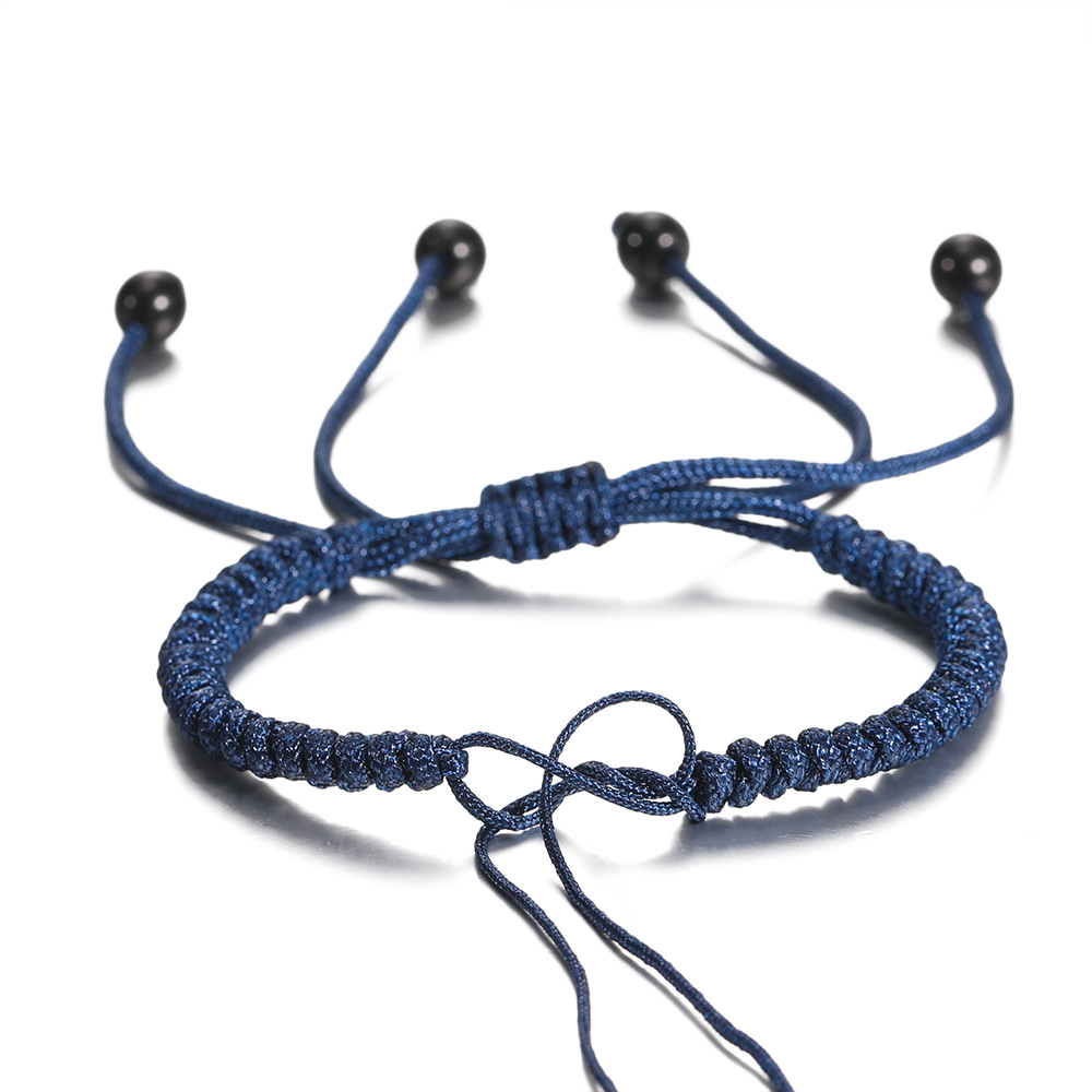 Bracelet semi-fini - bleu foncé