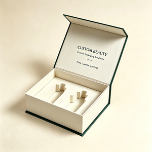 Boîte à parfum rigide avec logo personnalisé, fermeture magnétique dissimulée et insert en EVA - Solution d'emballage cosmétique de luxe - Product Image 1